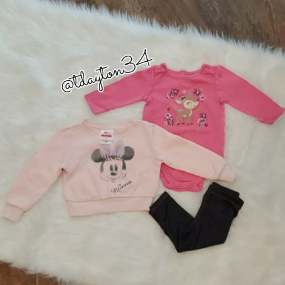 12M baby girl 3 piece bundle